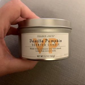 3/$25 Trader Joe’s Vanilla Pumpkin Scented Candle